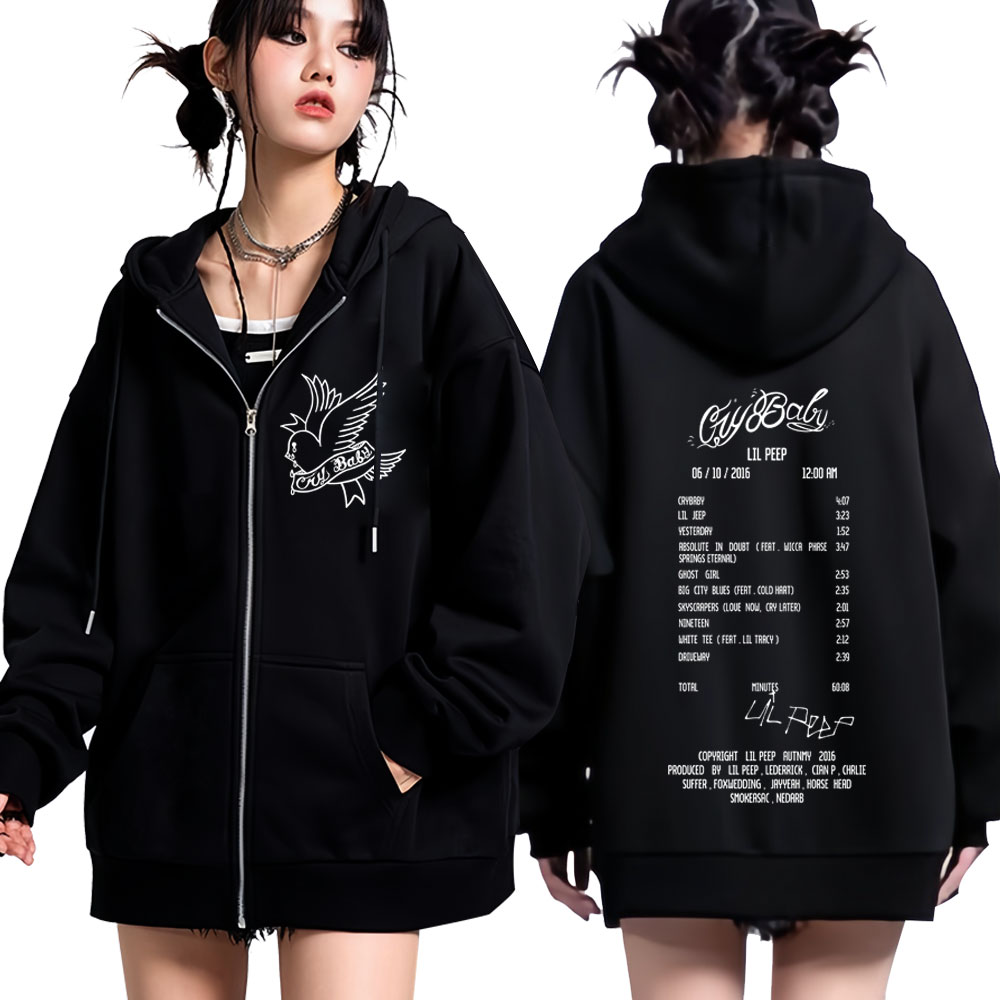 Rapper Lil Peep Cry Baby Album - đánh giá và giá Winter Clothing Pk