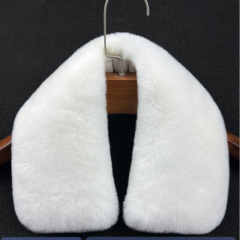 100% Rex Rabbit Fur Collar Men - đánh giá và giá Winter Clothing Pk