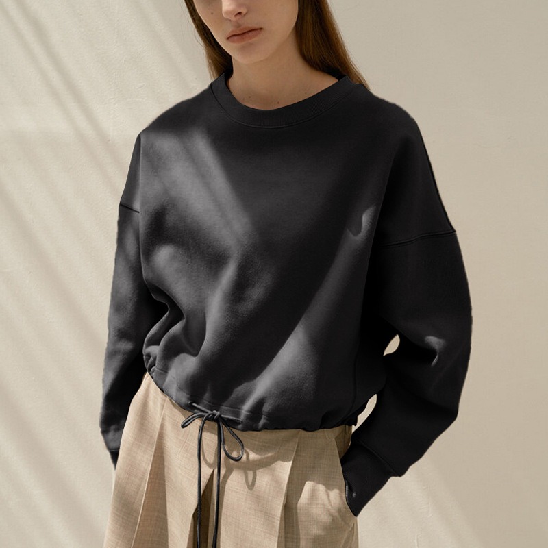 Women Loose Cropped Jacket Cas - đánh giá và giá Winter Clothing Drawing
