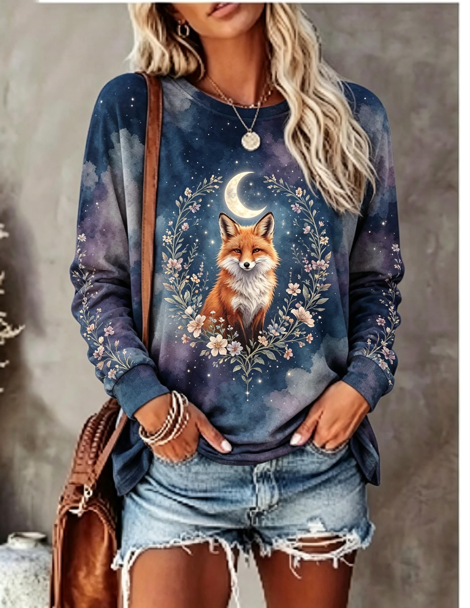 Women Long Sleeve T Shirt Howl - đánh giá và giá Winter Clothing For Women